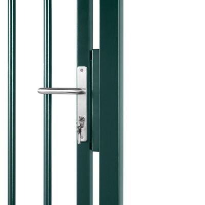 Portillon barreaudé acier galvanisé passage 1m H 1m20 Vert