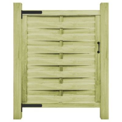 Portillon Bois de pin imprégné 100x125 cm Vert vidaXL