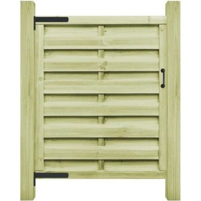 Portillon Bois de pin imprégné 100x125 cm Vert vidaXL