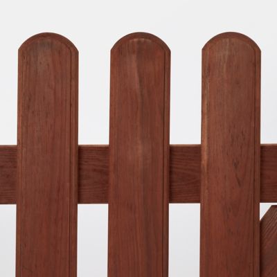 Portillon clôture bois Blooma Luiro marron 100 x h.100 cm
