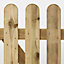 Portillon clôture bois Blooma Mekong vert 100 x h.100 cm