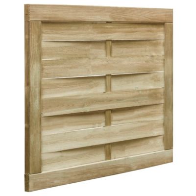 Portillon de jardin Bois de pin imprégné 100x75 cm Vert vidaXL