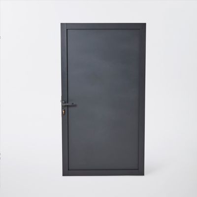 Portillon en alu Neva anthracite h.171 cm