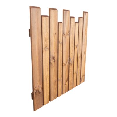 Portillon en bois destructuré Kauri Klikstrom l.100 x H.100 cm