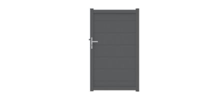 Portillon frejus 100x168,3 cm Gris 7037 Jardimat