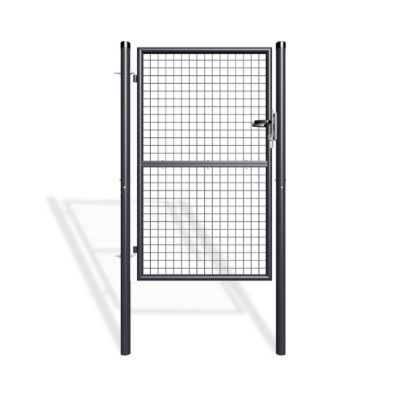 Portillon grillagé 1m OLGA H.150cm Gris