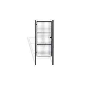 Portillon grillagé 1m OLGA H.200cm Gris