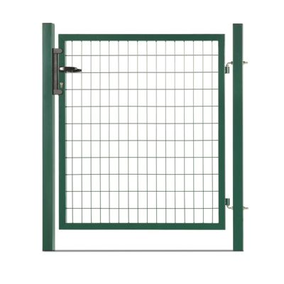 Portillon grillagé en acier galvanisé maille 100 x 50 L 1m20 x 1m00 Vert