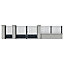 Portillon Jardimat aluminium Velizy gris 7016 - 100 x h.180 cm