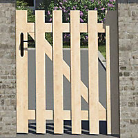 Portillon Jardimat bois Meribel - 100 x h.120 cm