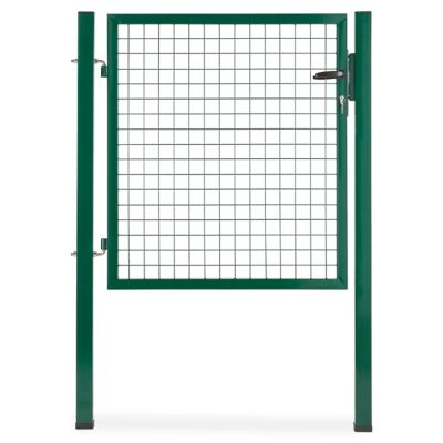 Portillon pour clôture grillagée à poteaux carrés Blooma vert 100 x h.100 cm