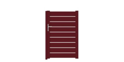 Portillon rioz 100x152 cm Rouge pourpre cm Rouge pourpre 3004 Jardimat