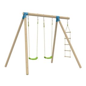 Portique 2 balançoires BALANDIER en Bois H224cm