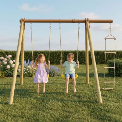 Portique bois poutre métal 1,90 m Techwood Premium PIKI