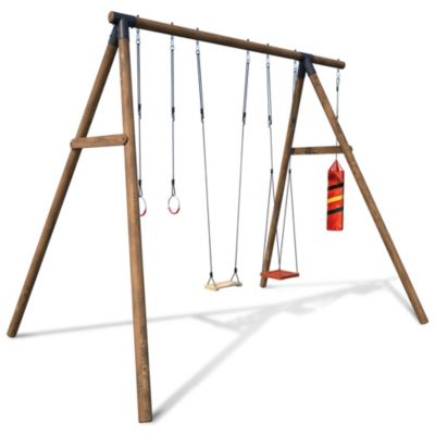 Portique en bois pour ados Galdar Boxe 410 x 330cm