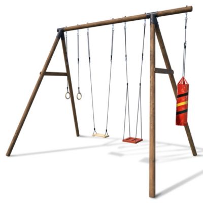 Portique en bois pour ados Galdar Boxe 410 x 330cm
