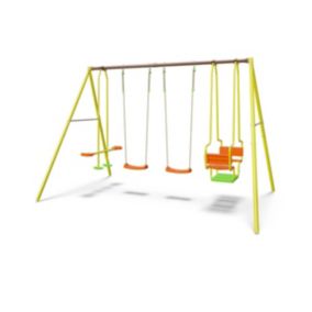 Portique métal 2,20 m Artix MIRAPOU - 6 enfants