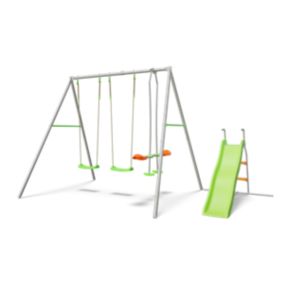 Portique métal 2,20 m Axion RAPHAEL - 5 Enfants