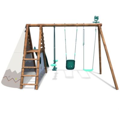 Portique Soulet Camélia + Tipi en bois