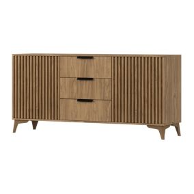 Portmore - buffet bas - bois - 150 cm - Best Mobilier