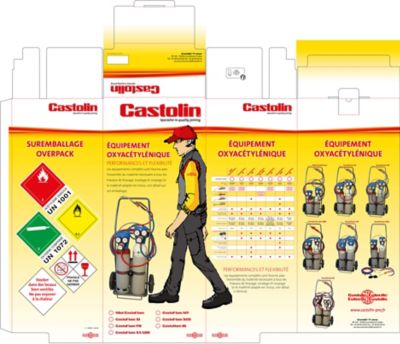 Poste à souder mini Castolin Castoflam Oxyflam 500 avec bouteille Oxygene / Acetylene