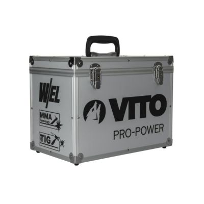 Poste a souder Profesionnel inverter MMA TIG 150 Ampères+12 baguettes Diam 2.5 mm + Cagoule LCD + Mallette VITO