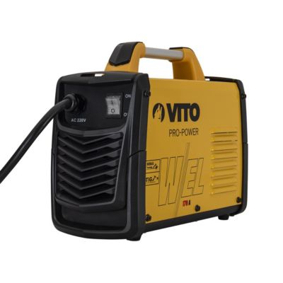 Poste a souder Professionnel inverter MMA TIG 170 Ampères +12 baguettes Diam 2.5 mm + Cagoule LCD + Mallette VITO