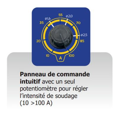 Poste de soudure INVERTER MMA GYSARC 100 - Avec accessoires-071551