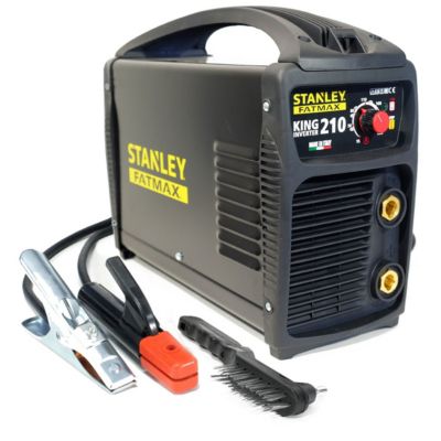 Poste à souder 200 Ampères KING210 MMA + TIG + Cagoule Stanley Automatique 9/13 STANLEY FATMAX