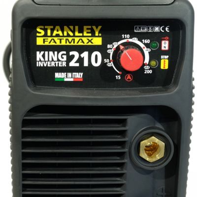 Poste à souder 200 Ampères KING210 MMA + TIG + Cagoule Stanley Automatique 9/13 STANLEY FATMAX