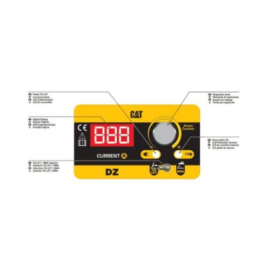 Poste à souder inverter 160 Ampères MMA Electrodes basiques rutiles inox fonte et cellulosiques + Sac CAT