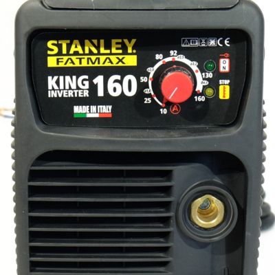 Poste à souder inverter KING 160 MMA Electrodes Acier Inox Fonte Basiques 1.6 à 4 mm STANLEY FATMAX