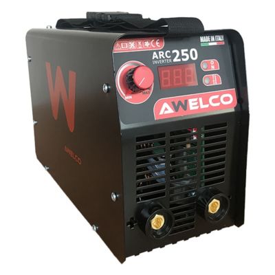 Poste à souder inverter MMA ARC 250 + Cagoule de soudage LCD Red 13 Soudage 15-200A AWELCO