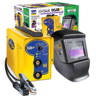 Poste à souder MMA Inverter GYSMI 160P avec masque LCD Techno 11 - 030435