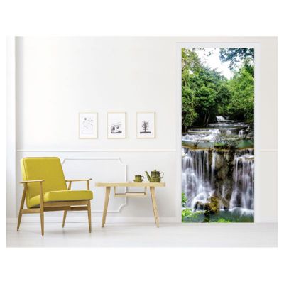 Poster Sticker de Porte Cannage 85 x 205 cm | Déco Murale Qualité HD