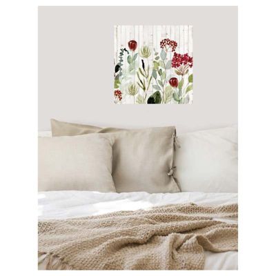 Poster intissé AQUARELLA FLORA 40 x 40 cm - Décoration intérieure HD
