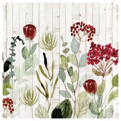 Poster intissé AQUARELLA FLORA 40 x 40 cm - Décoration intérieure HD