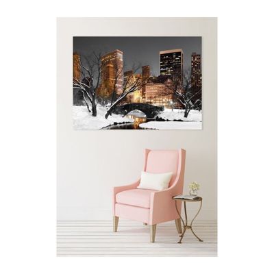 Poster intissé CENTRAL PARK LIGHTS 140 x 95 cm - Affiche murale de qualité supérieure
