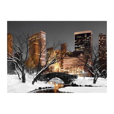 Poster intissé CENTRAL PARK LIGHTS 140 x 95 cm - Affiche murale de qualité supérieure