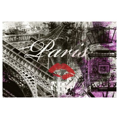 Poster intissé PARIS 90 x 60 cm - Décoration intérieure HD