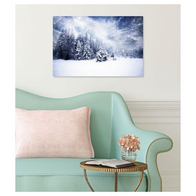 Poster intissé SOUS LA NEIGE 60 x 40 cm - Décoration intérieure HD
