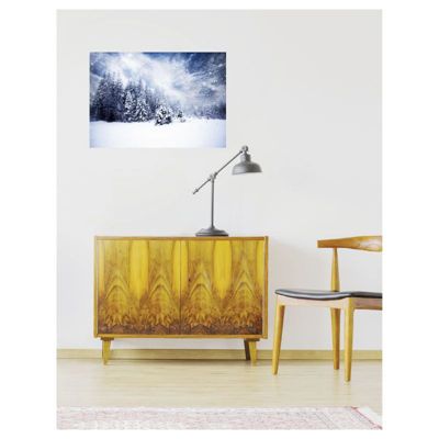 Poster intissé SOUS LA NEIGE 60 x 40 cm - Décoration intérieure HD