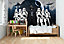 Poster intissé Star Wars Étoile de la Mort gris 248 x 368 cm