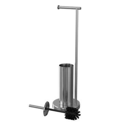 Pot à balai WC Koros métal brillant GoodHome