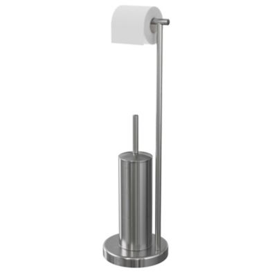 Pot à balai WC Koros métal brillant GoodHome