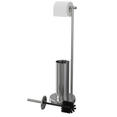 Pot à balai WC Koros métal brillant GoodHome