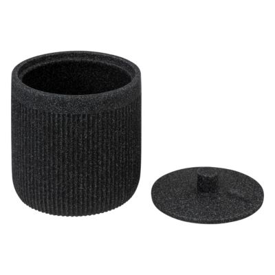 Pot à coton, coloris ardoise, 5Five Onyx
