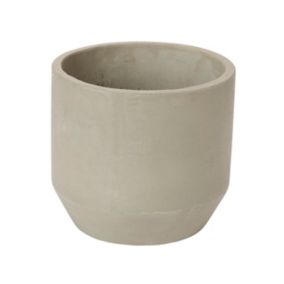 Pot Cloche en Béton Gris ø19 cm GoodHome