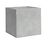 Pot cube Gypse 50 x 50 cm