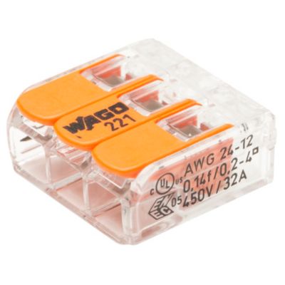Pot de 80 bornes S221 et S221 InLine Wago